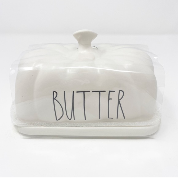 Rae Dunn Other - NEW Rae Dunn LL Pumpkin Shaped BUTTER Dish